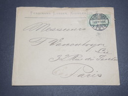 DANEMARK - Enveloppe Commerciale De Copenhague Pour Paris En 1902 - L 11932 - Briefe U. Dokumente