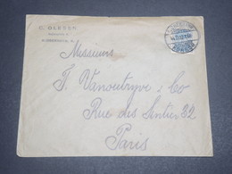 DANEMARK - Enveloppe Commerciale De Copenhague Pour Paris En 1902 - L 11933 - Storia Postale