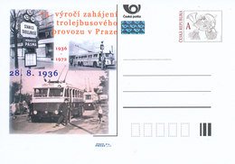 Tchéquie / Cartes Post. (Pre2011/37) 75 Anniversaire Du Début Du Trafic Des Trolleybus à Prague (1936) - Sonstige (Land)