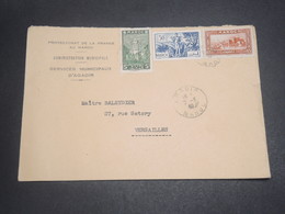 MAROC- Enveloppe De Agadir Pour La France En 1940 - L 11955 - Covers & Documents