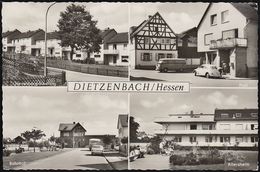 D-63128 Dietzenbach - Alte Ansichten - Postamt - Bahnhof - Cars - VW Bus , Käfer (60er Jahre) - Nice Stamp - Dietzenbach