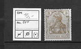 LOTE 1567  ///   ALEMANIA IMPERIO  84F *MH - Unused Stamps