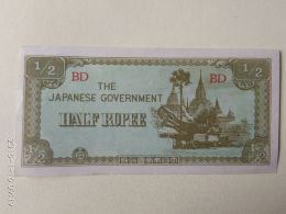 1/2 Rupee 1944 - Japón