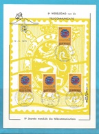 FDC , FDS  1973  _ "5e WERELDDAG V D TELECOMMUNICATIE" - - 4 AFSTEMPELINGEN - Zonder Classificatie