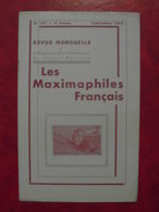 LES MAXIMAPHILES FRANÇAIS : REVUE MENSUELLE N°107 (1955) / ASSOCIATION DES COLLECTIONNEURS DE CARTES MAXIMUM (FRANCAIS) - Filatelia E Storia Postale