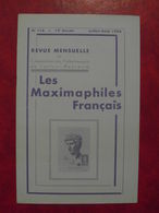 LES MAXIMAPHILES FRANÇAIS : REVUE MENSUELLE N°116 (1956) / ASSOCIATION DES COLLECTIONNEURS DE CARTES MAXIMUM (FRANCAIS) - Filatelia E Historia De Correos