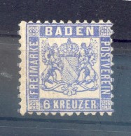 Baden 19a LUXUS * MH (71501 - Mint