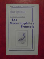 LES MAXIMAPHILES FRANÇAIS : REVUE MENSUELLE N°121 (1957) / ASSOCIATION DES COLLECTIONNEURS DE CARTES MAXIMUM (FRANCAIS) - Filatelia E Historia De Correos