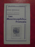 LES MAXIMAPHILES FRANÇAIS : REVUE MENSUELLE N°138 (1958) / ASSOCIATION DES COLLECTIONNEURS DE CARTES MAXIMUM (FRANCAIS) - Filatelie En Postgeschiedenis