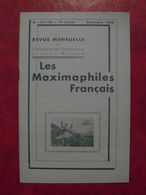 LES MAXIMAPHILES FRANÇAIS : REVUE MENSUELLE 139 140 1958) / ASSOCIATION DES COLLECTIONNEURS DE CARTES MAXIMUM (FRANCAIS) - Filatelia E Storia Postale