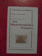 LES MAXIMAPHILES FRANÇAIS : REVUE MENSUELLE N°179 (1962) / ASSOCIATION DES COLLECTIONNEURS DE CARTES MAXIMUM (FRANCAIS) - Filatelia E Historia De Correos