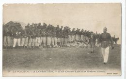 68 Haut Rhin Le Hohneck A La Frontière Le 15e Chasseurs A Pied Et Un Gendarme Allemand - Other & Unclassified