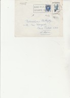 LETTRE AFFRANCHIE N° 1007 + N° 1144 -OBLITERATION FLAMME" BON P.T.T. SECURITE 100 % -ANNEE 1958 - Mechanical Postmarks (Advertisement)
