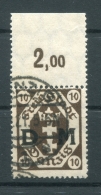 Danzig DIENST 2 OR OBERRAND   Gest. BPP (Z9936 - Dienstmarken