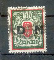 Danzig DIENST 34X Echt Gest. BPP 80EUR (A2718 - Dienstmarken