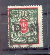 Danzig DIENST 34X Echt Gest. BPP 80EUR (A2719 - Dienstmarken