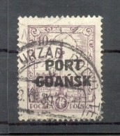 Danzig PORT GDANK 16I ABART Gest. BPP (49961 - Port Gdansk