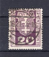 Danzig PORTO 2b FARBE Gest. BPP 20EUR (75968 - Postage Due