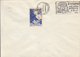INTERNATIONAL WOMEN'S DAY, SPECIAL POSTMARK AND STAMP ON COVER, 1980, ROMANIA - Cartas & Documentos