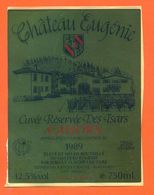 étiquette Vin De Cahors Chateau Eugénie Cuvée Réservée Des Tsars 1989 Jean Et Claude Couture à Rivière Haute - 75 Cl - Cahors