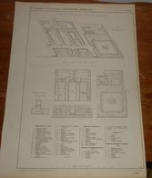 Plan De La Grande Ferme De Liscard En Angleterre. 1858 - Opere Pubbliche