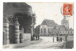 BOURGTHEROULDE  (cpa 27)  Entrée Du Bourg Par La Route De Rouen -    - L 1 - Bourgtheroulde