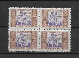 LOTE 1892 D  ///  (C080)  ESPAÑA  BENEFICENCIA   EDIFIL Nº: 7   BLOQ DE 4 **MNH - Liefdadigheid