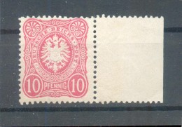 DR-Pfennigzeit 41ab RANDSTÜCK* BPP (R1420 - Unused Stamps