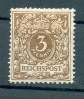 DR-Pfennigzeit 45a FARBE LUXUS * MH BPP 100EUR (72158 - Unused Stamps
