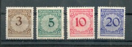 DR-Weimar 338/41 LUXUS**POSTFRISCH 16EUR (70948 - Unused Stamps
