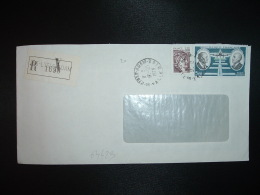 LR TP DAURAT Et VANIER 5,00 + SABINE 3,00 OBL.17-12-1979 95 L'ISLE ADAM VAL D'OISE + GRIFFE LINEAIRE - Postal Rates