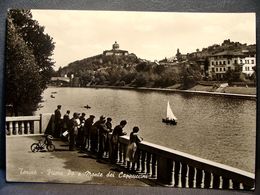 (FG.J17) TORINO - FIUME PO E MONTE DEI CAPPUCCINI (ANIMATA) Francobollo Rimosso - Fiume Po