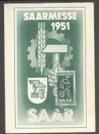 Saar 306 MAXIMUMKARTE (X2569 - Storia Postale