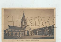 Pavilly (76) : L'église Prise De La Place De La République En 1931 (animé) PF - Pavilly