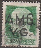 Trieste AMG VG 1945 Po 20 Lire 1v.(o) - Oblitérés