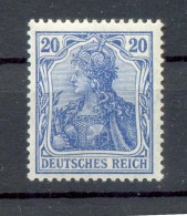 DR-Germania 87IIc FARBE * MH BPP 15EUR (72029 - Unused Stamps