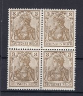 DR-Germania 69 VIERERBLOCK**POSTFRISCH 14EUR (75475 - Unused Stamps