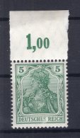 DR-Germania 85Ia POR OBERRAND**POSTFRISCH (R7927 - Unused Stamps