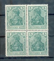 DR-Germania 85IId VIERERBLOCK**POSTFRISCH BPP 200EUR (R4404 - Unused Stamps