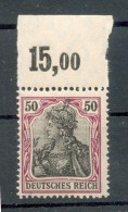 DR-Germania 91IIy OBERRAND**POSTFRISCH BPP 140EUR (G5860 - Unused Stamps