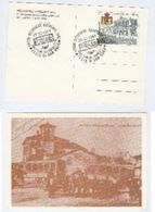 1987 ITALY Belvedere BUS Postbus EVENT COVER Postcard Stamps - Bus