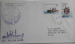 AAT Macquarie 25/08/83 Anare +  Nella Dan - Storia Postale