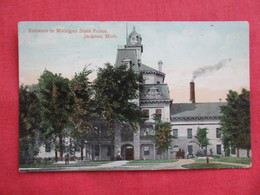 Entrance To Michigan State Prison  Jackson Michigan -ref 2807 - Bagne & Bagnards