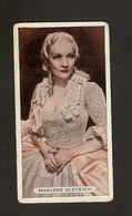 MARLENE DIETRICH CARD CARTE CIGARETTE ARDATH 1930s - Other