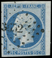 PRESIDENCE 10   25c. Bleu, Obl. PC 3632, Petit Bdf, TTB/Superbe - 1852 Louis-Napoléon