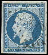 PRESIDENCE 10   25c. Bleu, Obl. PC 3388, Frappe Légère, TTB - 1852 Luigi-Napoleone