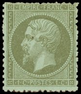 * EMPIRE DENTELE 19    1c. Vert Olive, TB - 1862 Napoléon III