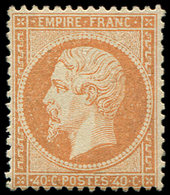 * EMPIRE DENTELE 23   40c. Orange, Très Bon Centrage, TB. C - 1862 Napoléon III.