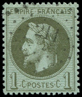 EMPIRE LAURE 25    1c. Bronze, Obl. PC Du GC 211, Frappe Superbe Et Bon Centrage, TTB - 1863-1870 Napoleon III With Laurels