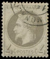 EMPIRE LAURE 27A   4c. Gris, Obl. Càd T17 MONACO, TB - 1863-1870 Napoleon III With Laurels